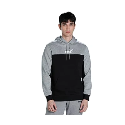 Imagen de Puma Essentials Block Jersey con capucha, Hombre, Talla: Large, Black