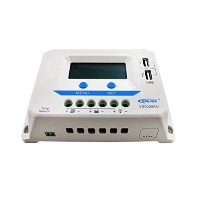 Imagen de EPEVER PWM VS2024AU 20A Controlador de carga 12/24V max. PV 50V