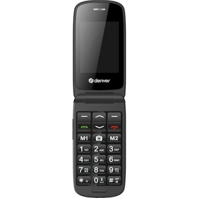 Imagen de Telefono movil denver 2.4pulgadas sms quand band camara boton sos para mayores