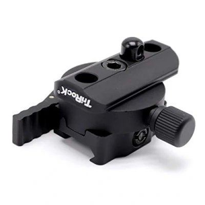 Imagen de TRIROCK Quick Release Detachable Combined bipod Adapter for pivoting with Base Mount Fits 21mm Rail System