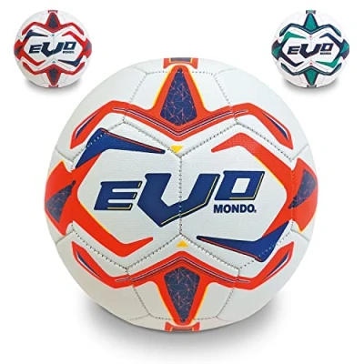 Imagen de Mondo Toys Balón de fútbol Cosido EVO Producto Oficial Talla 5 350 g 3 Colores Surtidos 13455