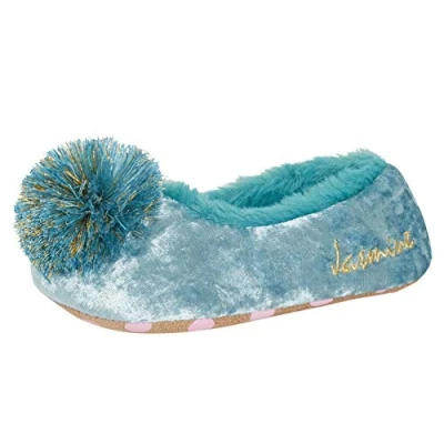Imagen de Disney Aladdin Zapatillas de ballet con forro polar para niñas, color, talla 31 EU