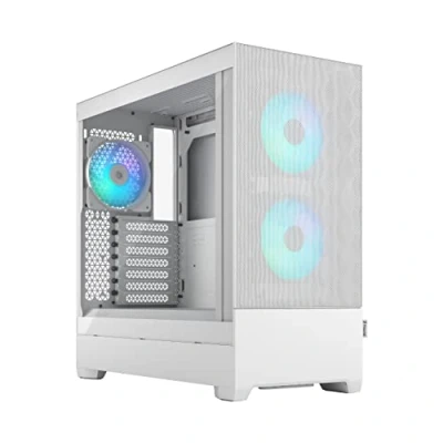 Imagen de Fractal Design Pop Air RGB White Tempered Glass Clear Tint