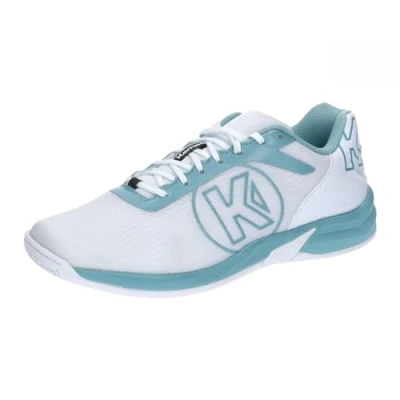Imagen de Kempa Attack Three 2.0 W Game Changer, Zapatillas Deportivas Unisex Adulto, Blanco/Aqua, 42.5 EU