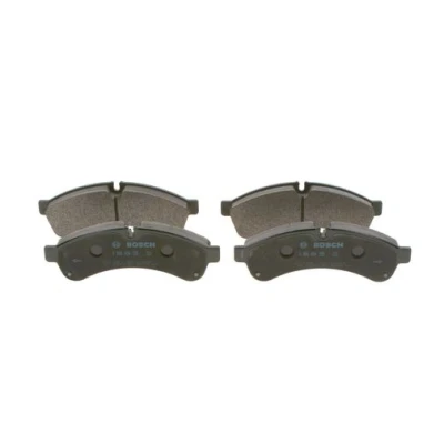 Imagen de BOSCH 0 986 494 335 Juego de pastillas freno Low Metallic Chapa antichirridos, con instrucciones montaje IVECO: DAILY 4