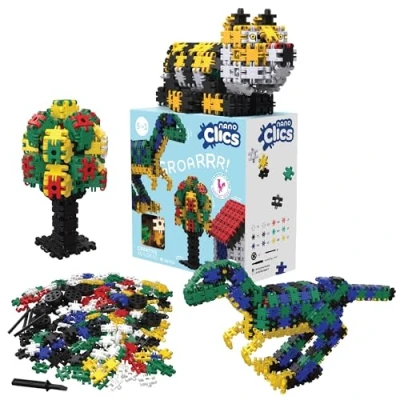 Imagen de Nano Clics Creative Builders 500, Construction Toys for Children Ages 8 and up, Educational in a 500 Piece Set, Building Blocks Girls Boys, Durable