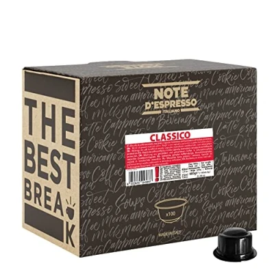 Imagen de Note d&#039;Espresso Clásico Cápsulas de Café para las Cafeteras CAFFITALY 100 caps