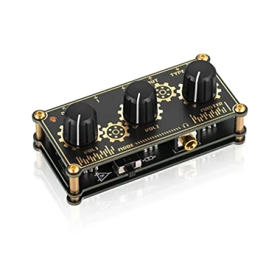 Imagen de Mini estéreo portátil de 2 canales línea mezcladora auriculares Monitoring Club Live Studio Grabación