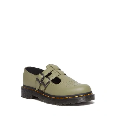 Imagen de Dr. Martens Zapatos planos Mary Jane 8065 para mujer, oliva (Muted Olive), 37 EU