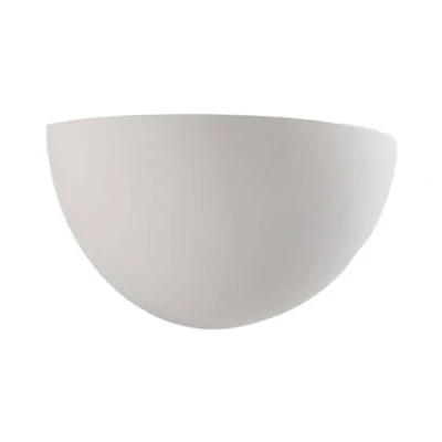 Imagen de Aplique &#039;Narin&#039; (Moderno) en Blanco hecho de Cerámica, Arcilla, Yeso e.o. para Salón &amp; Comedor (1 llama, E14) Lindby reflector pared, lámpara pared