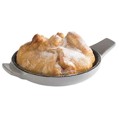 Imagen de APS sartén para servir&quot;Hierro fundido&quot; mini de hierro fundido esmaltada, Ø 10 cm, altura: 2 apilable, apta horno, recipiente, gris