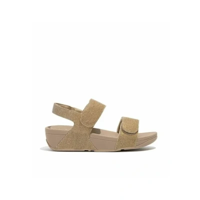 Imagen de Fitflop SANDALIAS LULU ADJ SHIMMERLUX GA2 de la talla 39 en color LATTE_BEIGE