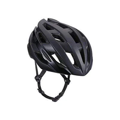 Imagen de BBB Cycling Casco Ligero de Bicicleta Unisex, Especialmente diseñado para Ciclismo en Carretera. Aerodinámico, con 21 entradas Aire Modelo Hawk BHE 151 Negro Mate M (54 58 cm)