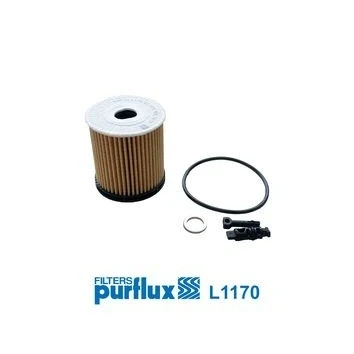 Imagen de PURFLUX L1170 Filtro de aceite Cartucho filtrante HYUNDAI: Kona SUV, Tucson, i20 III, KIA: Sportage V, Sorento IV