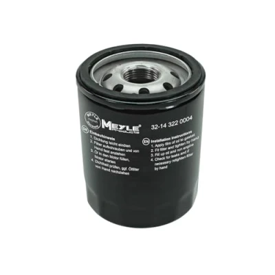 Imagen de MEYLE 32 14 322 0004 Filtro de aceite M20x1,5 ORIGINAL Quality con válvula bloqueo retorno enroscable MITSUBISHI: COLT 6, Lancer 8 Limousine