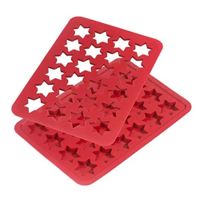 Imagen de ORIGINAL KAISER molde de silicona para 24 estrellas canela, resistente a la temperatura, bombones, parfait, mousses, helado