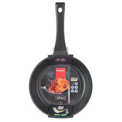 Imagen de Metaltex XPERT Sartén Aluminio Fundido, 24 cm, antiadherente 3 capas ILAG, Full Induction válido para todo tipo de cocinas