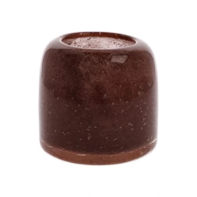 Imagen de Jarrón de Cristal Amber Dusk, marrón, 9 cm