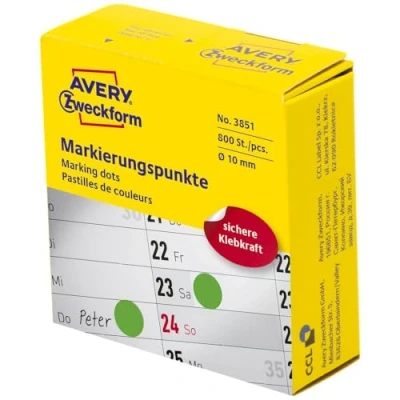 Imagen de Avery Zweckform etiqueta 10 mm Punto gr Marcadores, 800ST