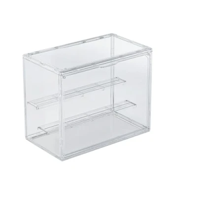 Imagen de Dasellfa Vitrinas para Colecciones, Plexiglass Vitrina Expositora,Expositor Metacrilato,Vitrina Coleccionista Acrílico Transparente, con Puerta,Figuras de AccióN,Juguetes,Miniaturas (30*17.9*24.6)