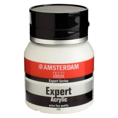 Imagen de Amsterdam Royal Talens Expert : Acrylic Paint 400ml S1 Titanium White