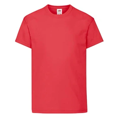 Imagen de Fruit of the Loom SS132B, Camiseta para Niños, Rojo, 14 15 años (Talla del fabricante 164)