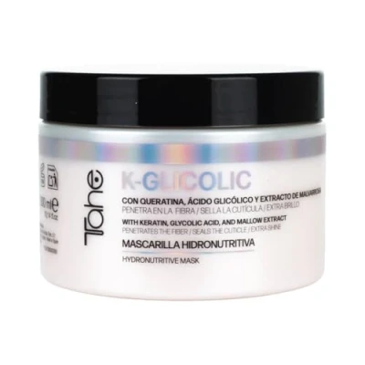 Imagen de Tahe K Glicolic Mascarilla capilar hidronutritiva post alisado con Ácido Glicólico y Queratina, 300 ml