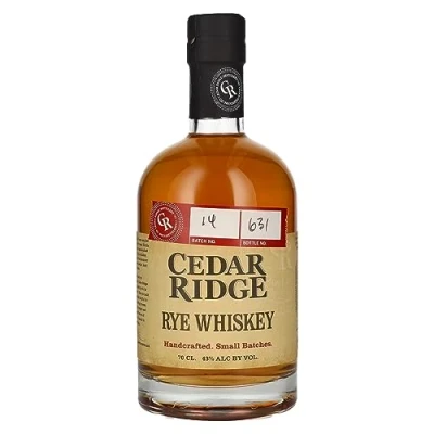 Imagen de Cedar Ridge RYE WHISKEY 43% Vol. 0,7l