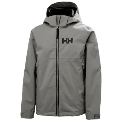 Imagen de Helly Hansen Rigging Junior Impermeable para niños, Talla: 10a, Concrete