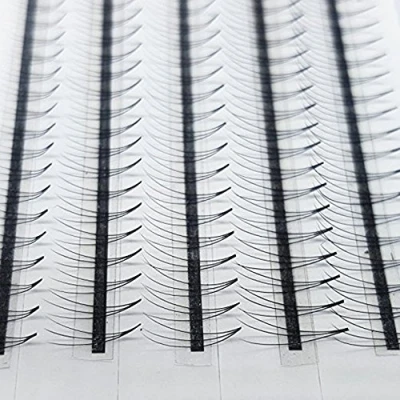Imagen de Extensiones de pestañas Volumen 3D Clúster ruso individuales profesional C rizo 2 Bandas (3D / 4D)