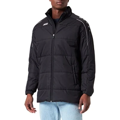 Imagen de JAKO Classico Chaqueta infantil de entrenador, Hombre, entrenador Classico., 7150, Negro, 128