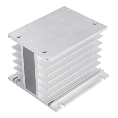 Imagen de Disipador de Calor Aleación Aluminio Trifásico SSR Relé Estado Sólido