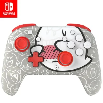 Imagen de PDP Nintendo Switch Rematch GLOW Wireless Controller Boo Hoo With motion, 600mAh battery