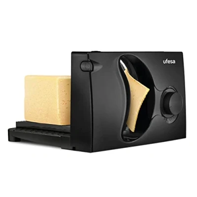 Imagen de Cortafiambres Ufesa CF0918 Katana, 150 W, Grosor de rebanada 1.5 cm, Diámetro del disco 17 Negro