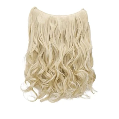 Imagen de CAISHA 50cm 1 Trama Extension Con Banda Elástica Extensión De Cabello Ondulada Rubio Claro E116