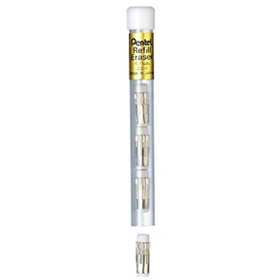 Imagen de Pentel Recarga Borradores para 120 Dx Automático Lápiz Mecánico Z2 1N (Paquete de 1 4 Piezas)