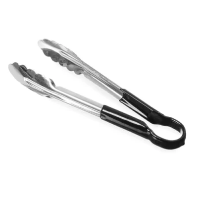 Imagen de HENDI pinzas para servir HACCP, mango en colores de cocina, alimentos, plancha, parilla, barbacoa, asar, 250 mm, acero inoxidable, negro