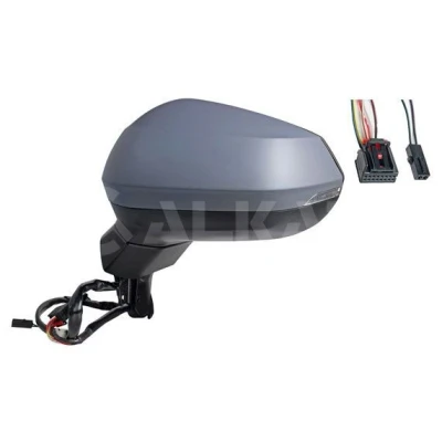 Imagen de Espejo retrovisor Alkar 9039827 izquierda imprimado eléctrico calefactable, asférico para vehíc. con volante a la