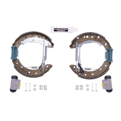 Imagen de HELLA Shoe Kit Pro 8DB 355 005 121 frenos, disco de tambor con cilindro freno rueda, accionador PEUGEOT: 206 Hatchback, SW