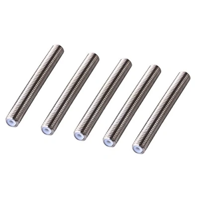 Imagen de 5 unids Tubo extrusor de Impresora 3D, Acero Inoxidable M6 Boquilla Garganta PTFE Accessary para 3D Extrusora MK8 1.75mm(M6*50mm)
