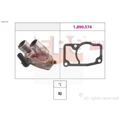 Imagen de EPS 1.880.346 Termostato, refrigerante 92 Made in Italy OE Equivalent SAAB: 9 3 Hatchback