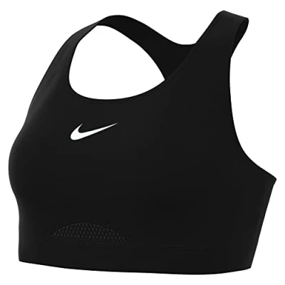 Imagen de Nike Dri Fit Swoosh HS Sujetador Black/Black/Dk Smoke Grey/Whit L