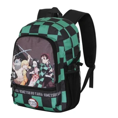 Imagen de Demon Slayer Akushon Mochila Fight Fan 2.2, Multicolor, 31 x 44 cm, Capacidad 24 L