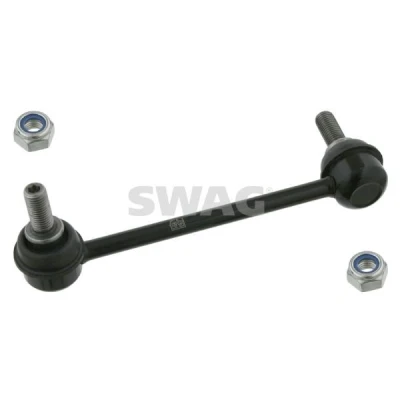 Imagen de SWAG 85 92 4961 Bieleta de suspensión Eje delantero, derecha 150 M10 x 1,25 con tuerca autofijadora Metal negro HONDA: HR V I