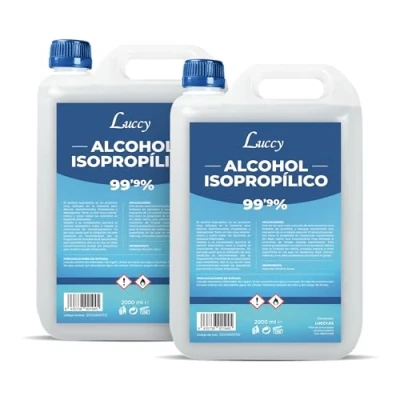 Imagen de Alcohol Isopropílico 99,9% Puro 4 Litros Isopropanol 2 x Limpieza de Electrónica, Superficies, Impresión 3D
