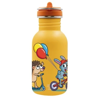 Imagen de Botella Acero Tapón Flow 0,5L Globos