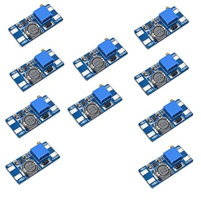 Imagen de ZkeeShop 10 PCS DC Adjustable Step Up Boost Converter Power Supply Module