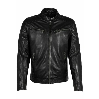 Imagen de Mauritius Gbderry Laorv Chaqueta de cuero, Hombre, Talla: Medium, Black