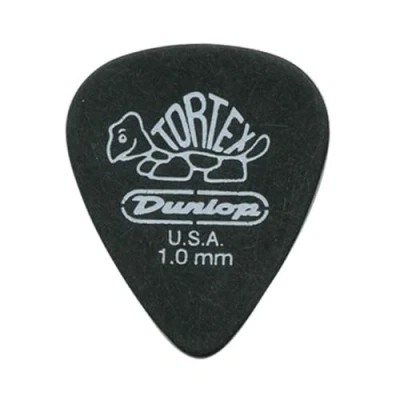 Imagen de JIM DUNLOP Púas Tortex Pitch Black 1,00mm Saco de 72