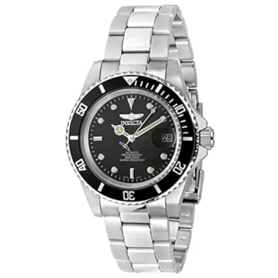 Imagen de Invicta Pro Diver reloj automático para hombre de acero inxidable, Negro / Plata, 40 mm